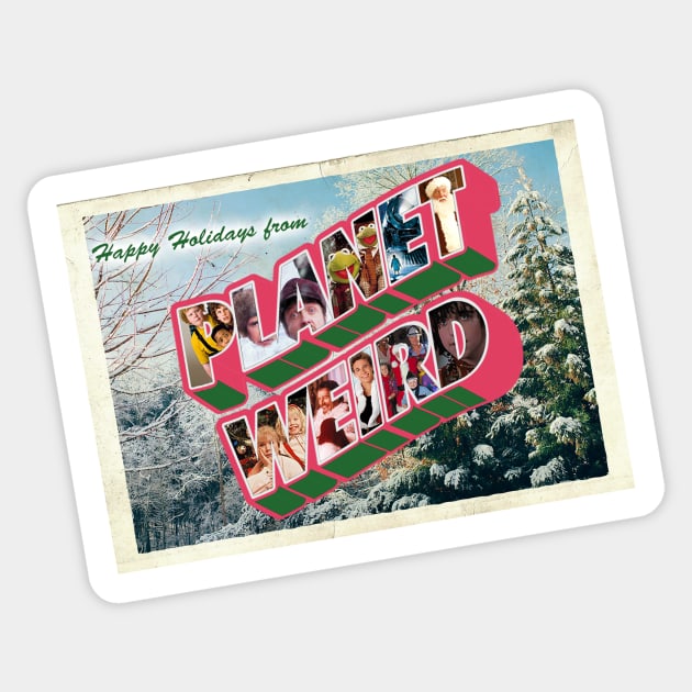 Happy Holidays 2020 Sticker by PlanetWeirdPod